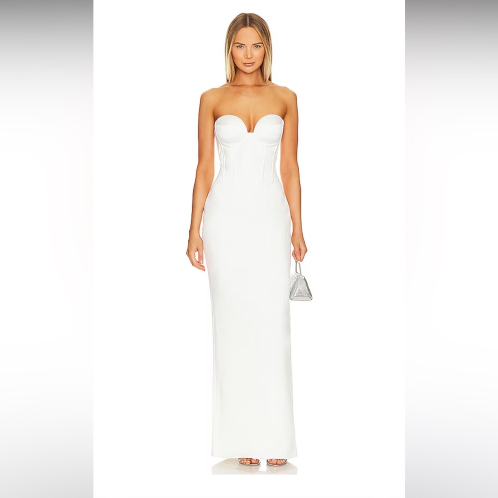 Luna Dress in White/Ivory
retrofete size XS